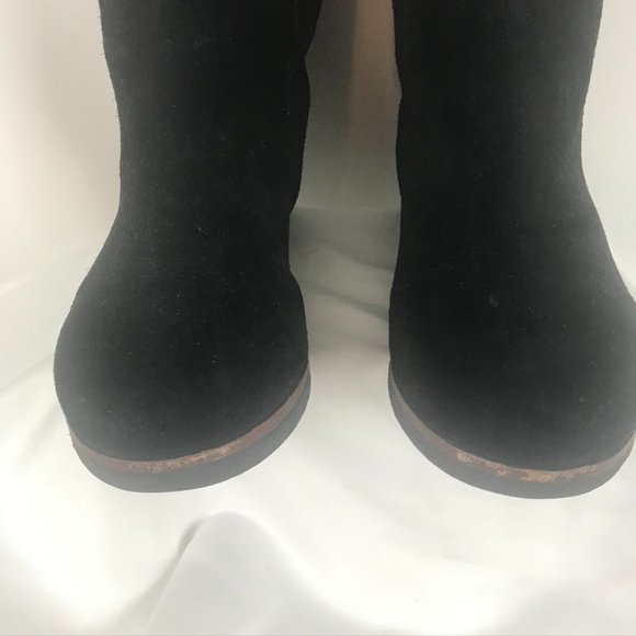 Sam Edelman Suede Over-Knee Faux-Fur-Lined Boots - Picture 8 of 15